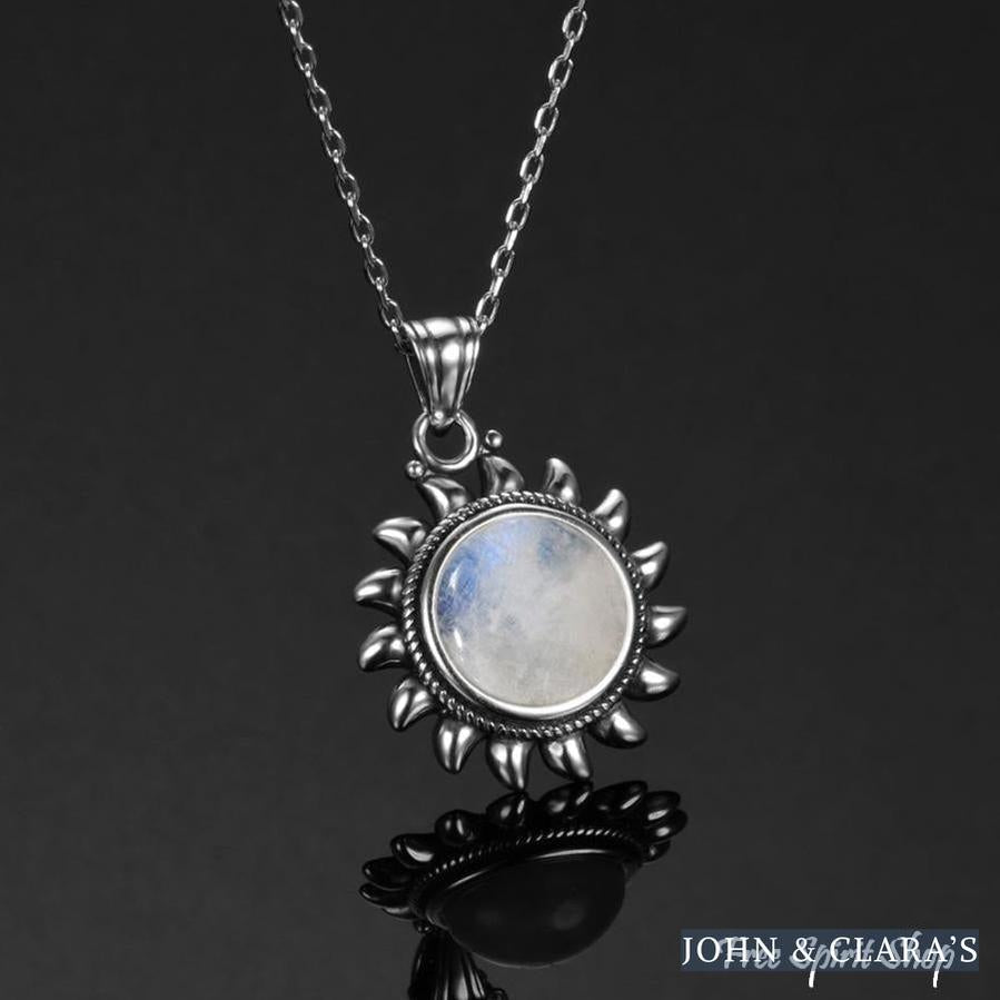 Natural Moonstone Sunshine Necklace