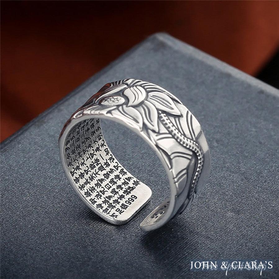 Buddhist Lotus Flower Ring