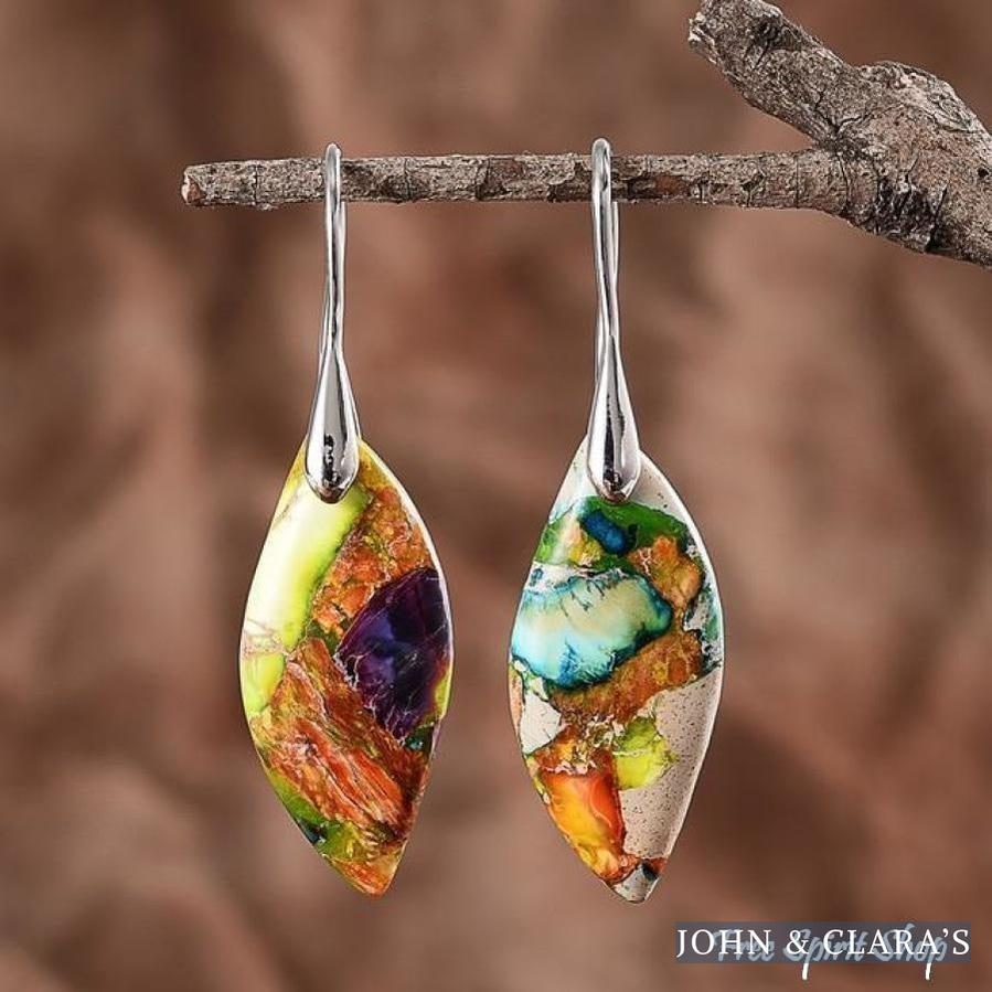 Sunny Imperial Jasper Earrings