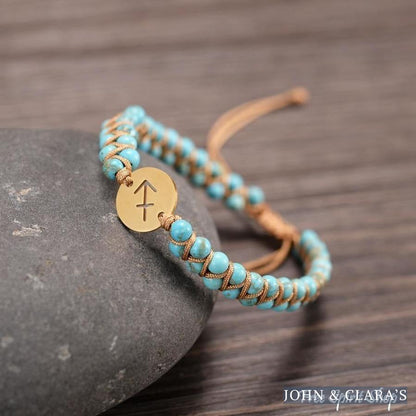 12 Zodiac Sign & Birthstone Charm Bracelets