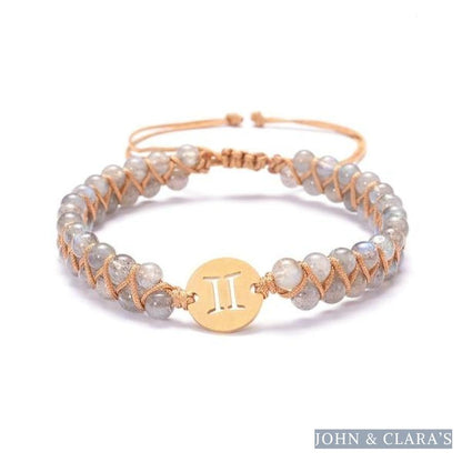 12 Zodiac Sign & Birthstone Charm Bracelets