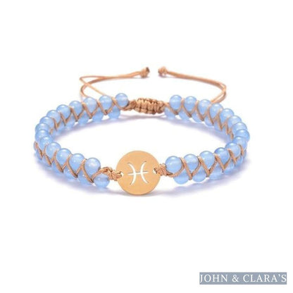 12 Zodiac Sign & Birthstone Charm Bracelets