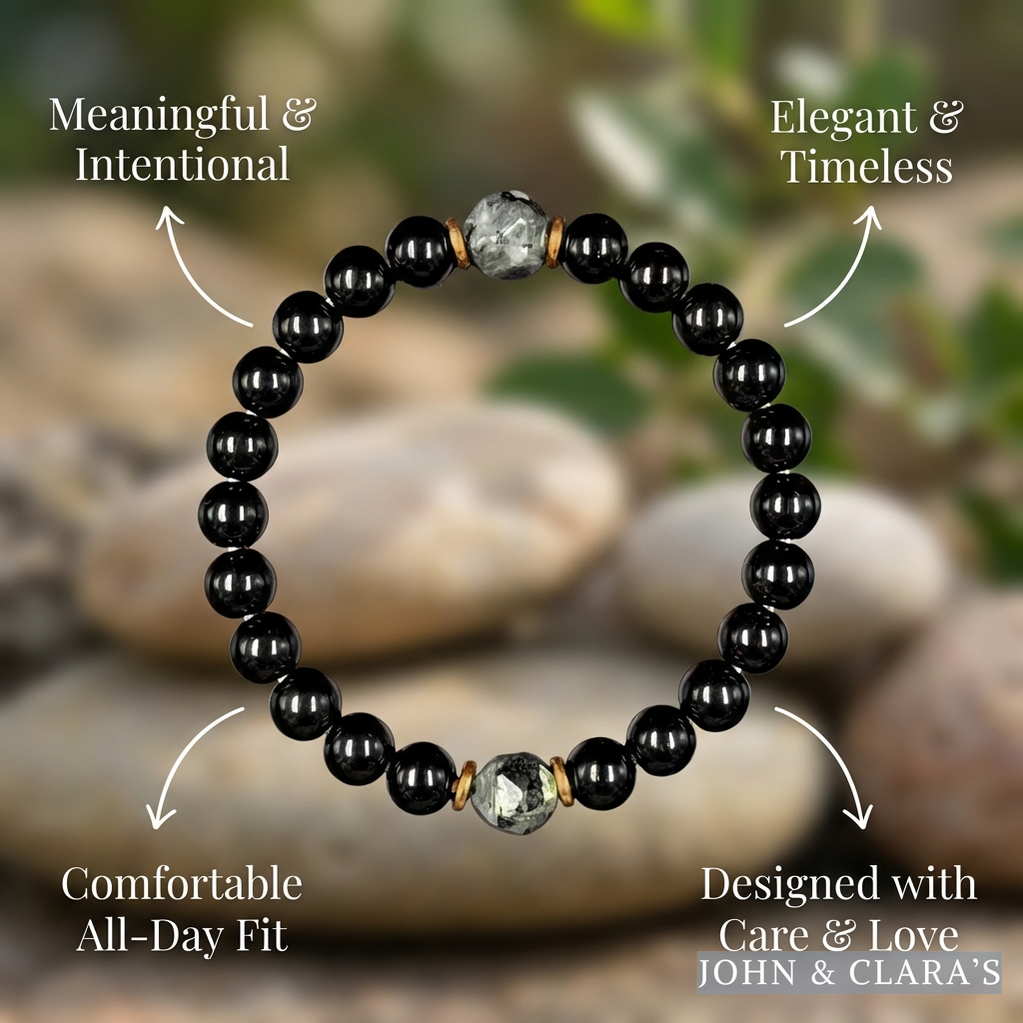Black Stone Power Bracelet