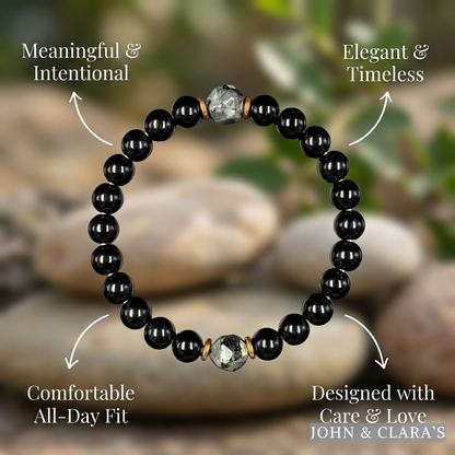 Black Stone Power Bracelet
