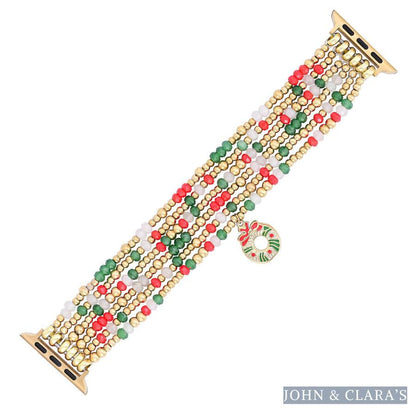 Christmas Charm Red & Green Apple Watch Band