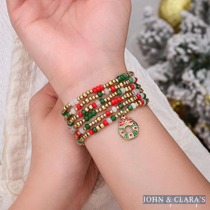 Christmas Charm Red & Green Apple Watch Band