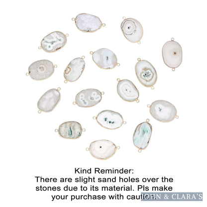 Natural Agate Moonlight & Jasper Wrap Bracelet