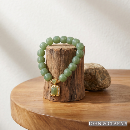 Royal Jade Pendant Bracelet