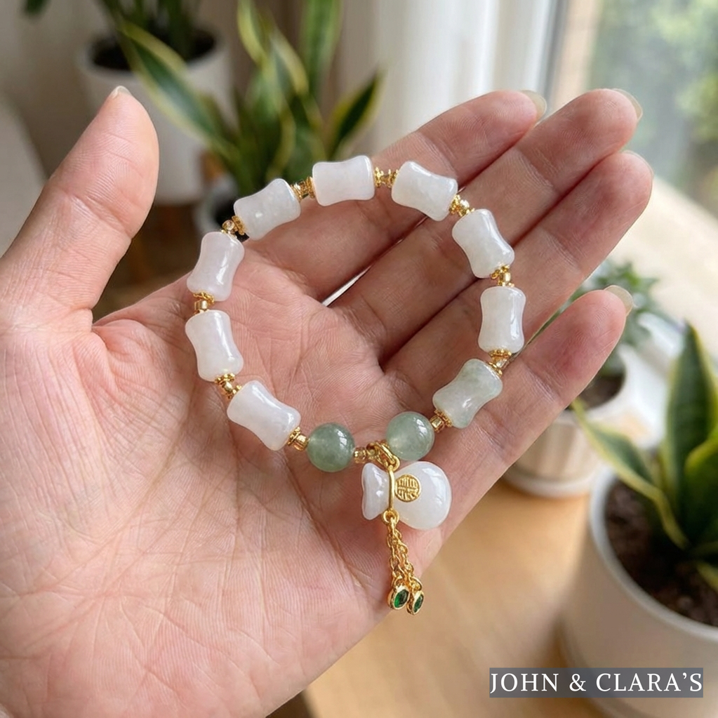 Carved Jade Bracelet