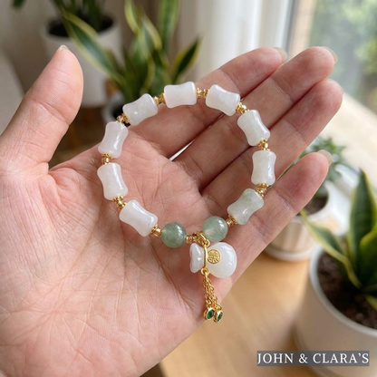 Carved Jade Bracelet