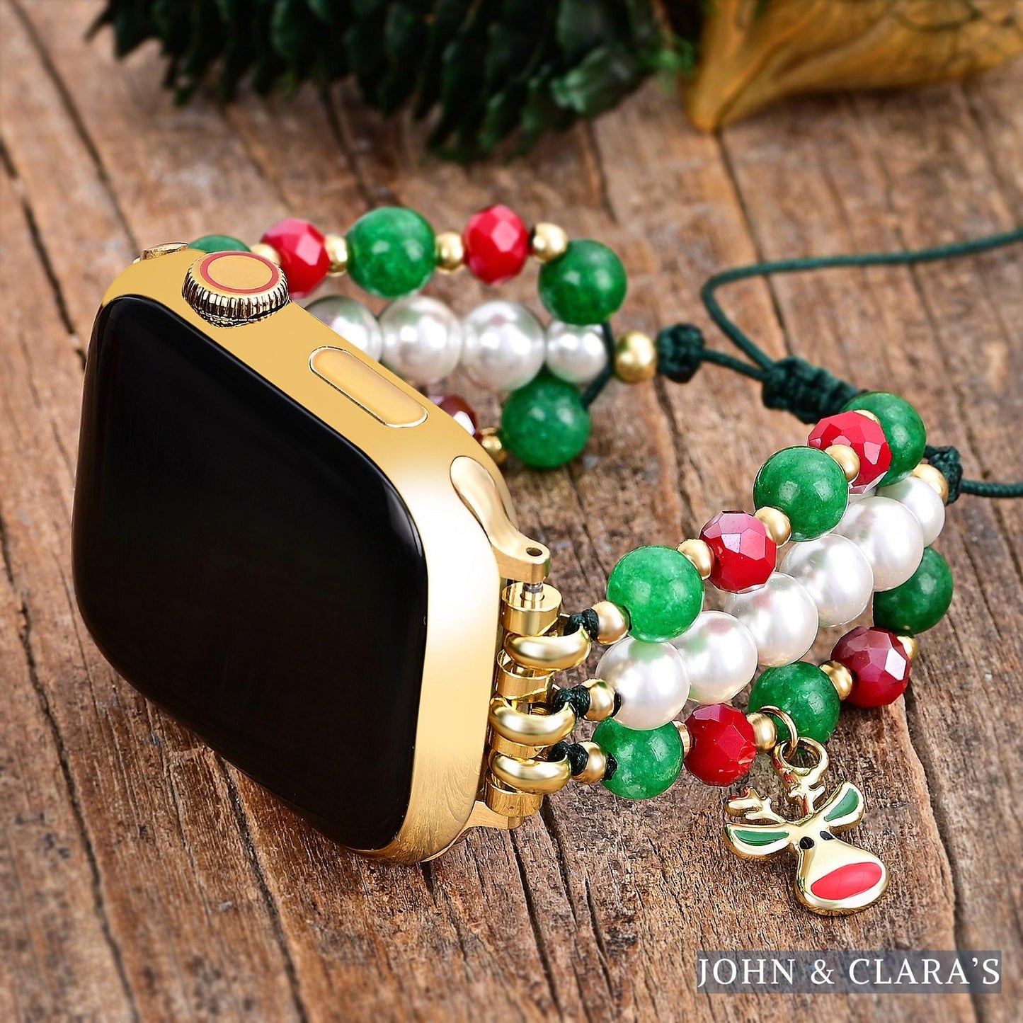 Christmas Reindeer Apple Watch Band