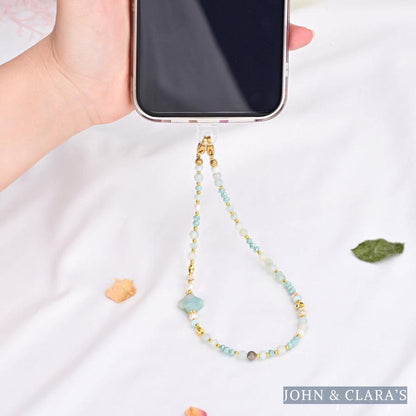 4-in-1 Natural Amazonite Clover Beaded Chain