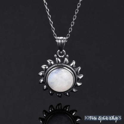 Natural Moonstone Sunshine Necklace
