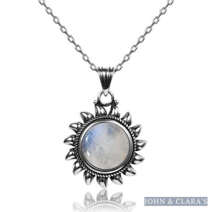 Natural Moonstone Sunshine Necklace