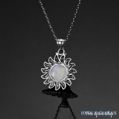 Natural Moonstone Sunshine Necklace