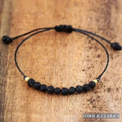 Natural Lava Stone Boho Bracelet