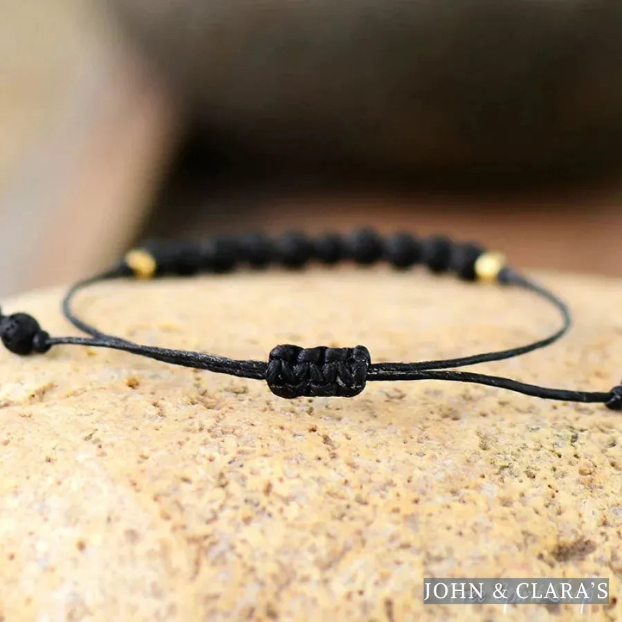 Natural Lava Stone Boho Bracelet
