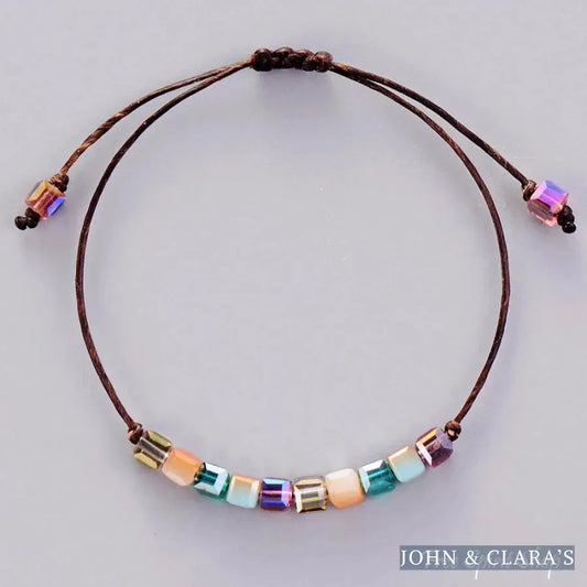 Handmade Boho Crystal Bracelet - 6 Colours