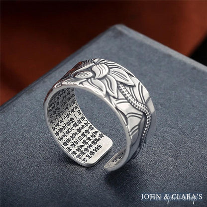 Buddhist Lotus Flower Ring