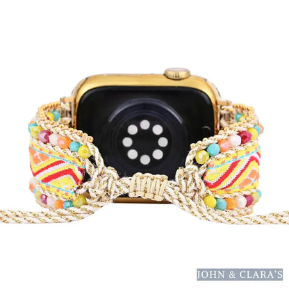 Boho Fiesta Braided Nylon Apple Watch Band