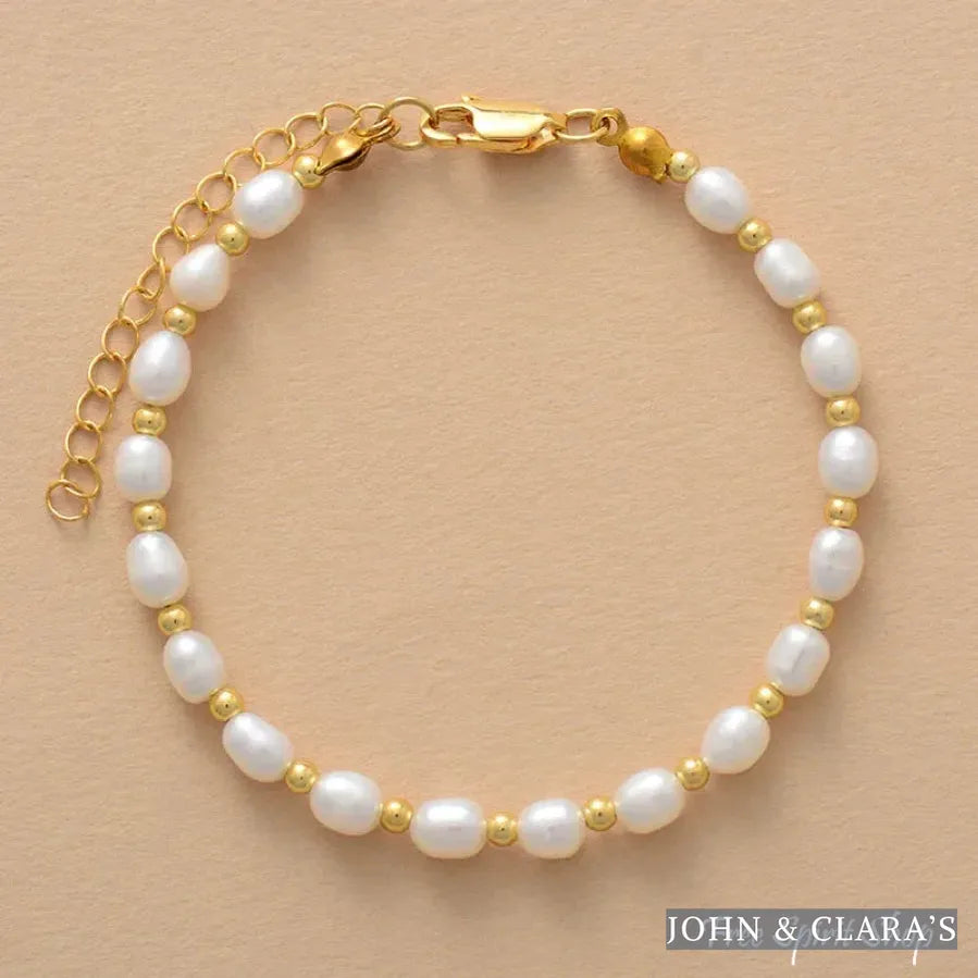 Natural Freshwater Pearl Chain Bracelet