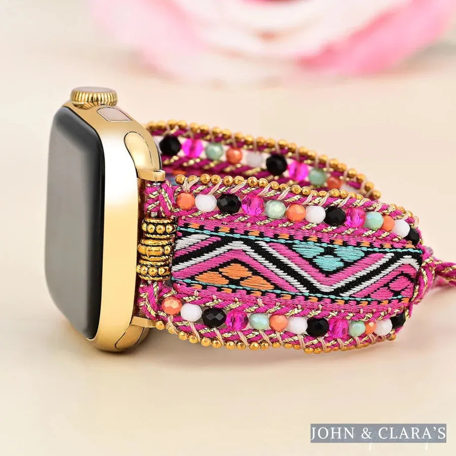 Fiesta Sunset Woven Nylon Apple Watch Band