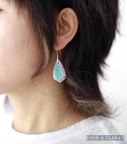 Blue & Purple Jasper Drop Earrings