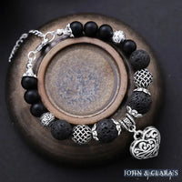 Black - Lava Stone & Black Agate