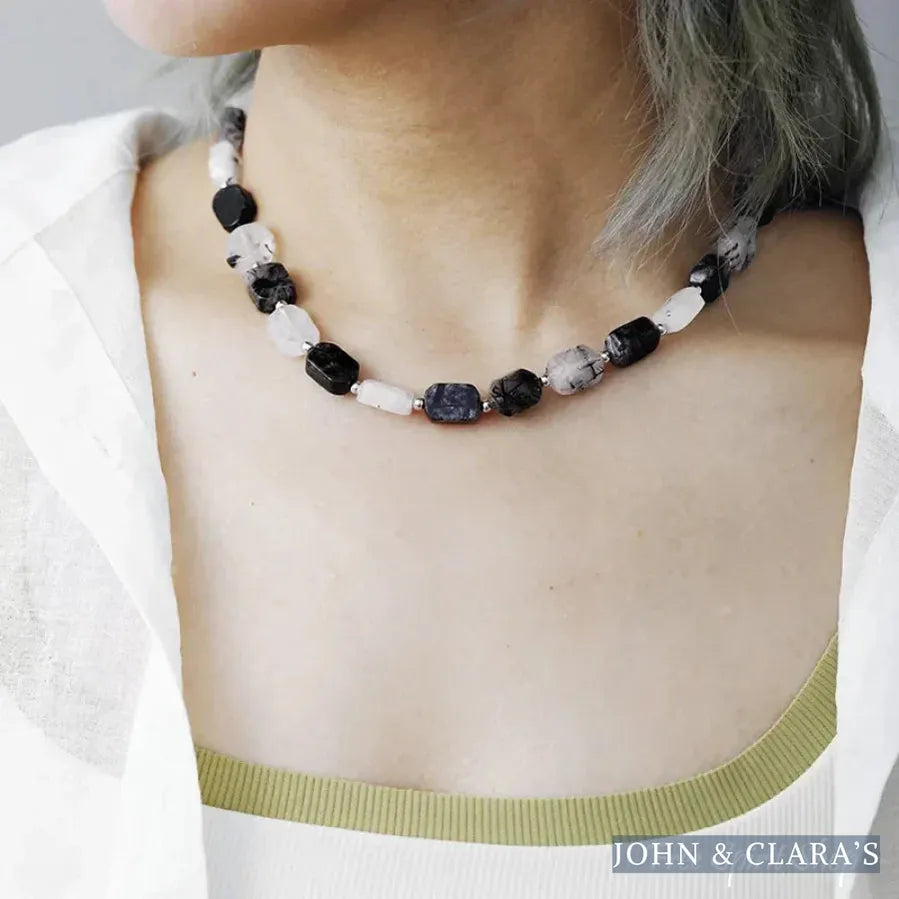 Natural Large Amazonite Gemstone Choker