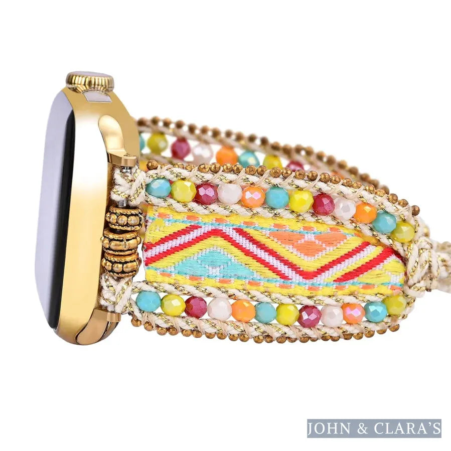 Boho Fiesta Braided Nylon Apple Watch Band