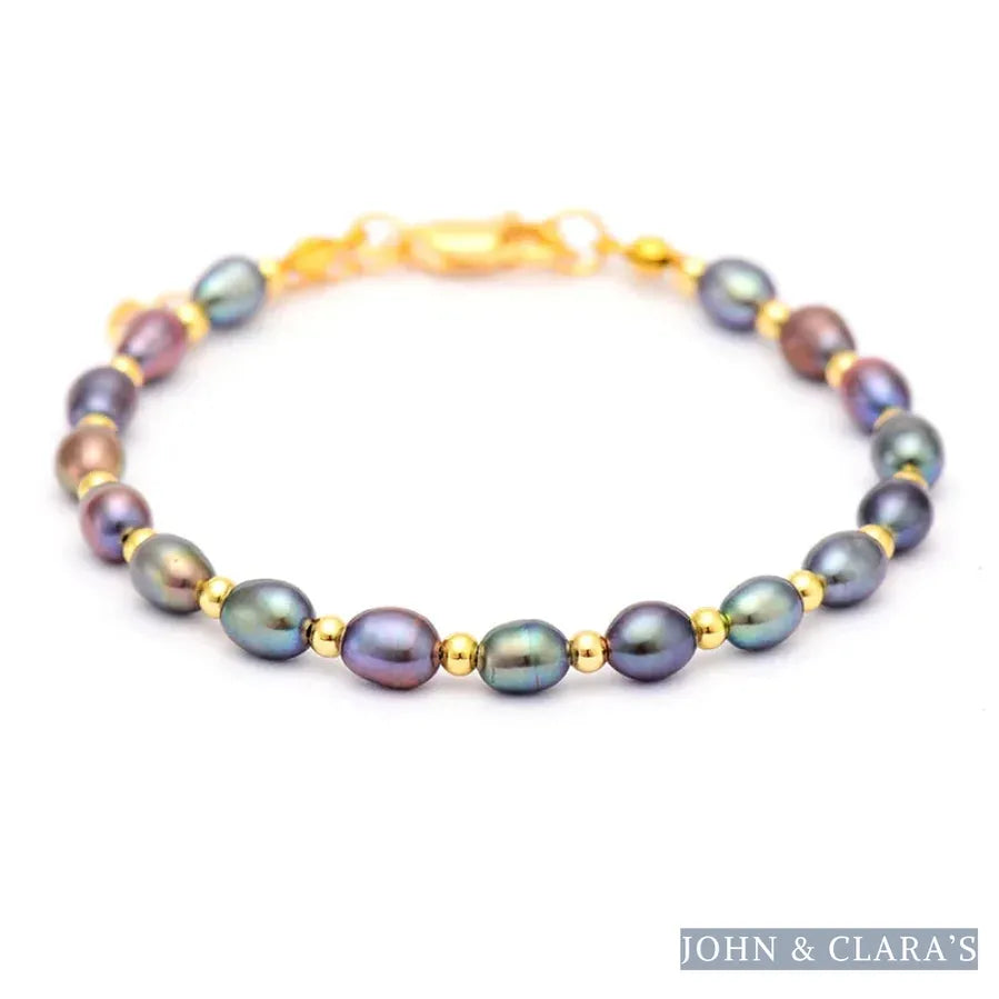 Natural Freshwater Pearl Chain Bracelet