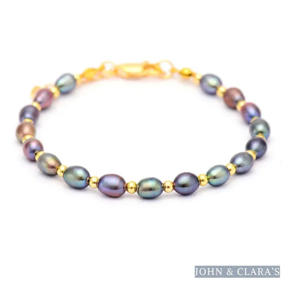 Natural Freshwater Pearl Chain Bracelet