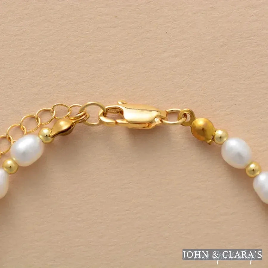 Natural Freshwater Pearl Chain Bracelet