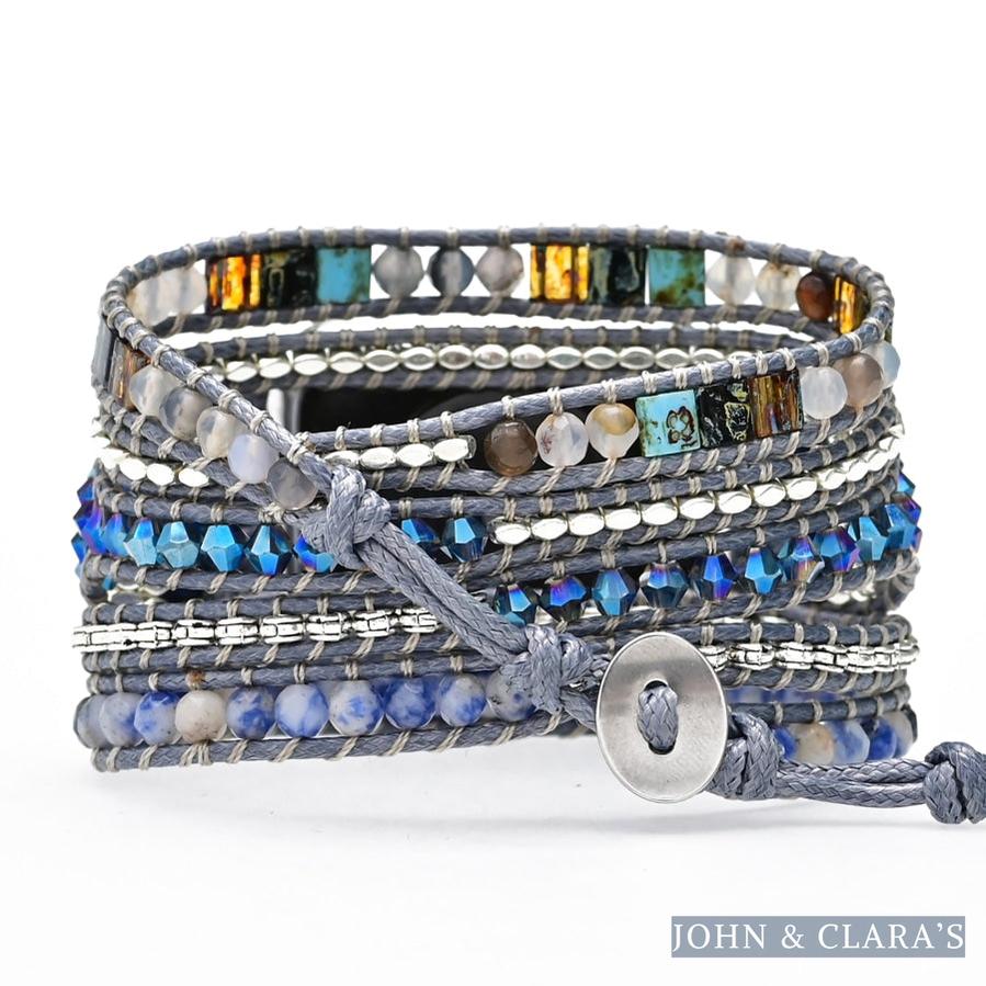 Blue Sodalite & Mixed Beads Apple Watch Band