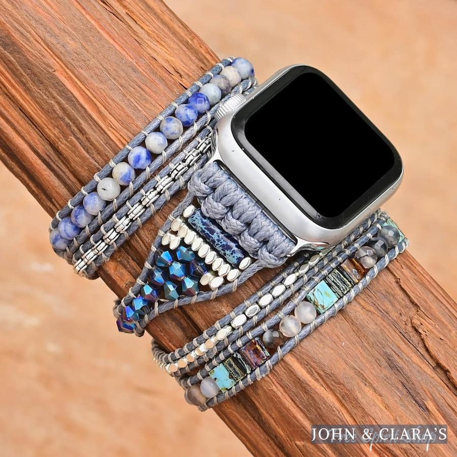Blue Sodalite & Mixed Beads Apple Watch Band