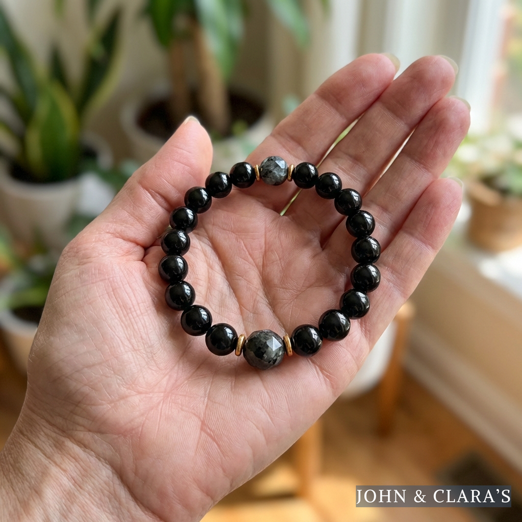 Black Stone Power Bracelet