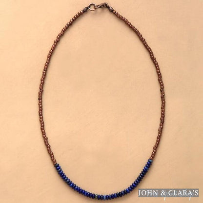 Natural Gemstone & Seed Bead Choker Necklaces