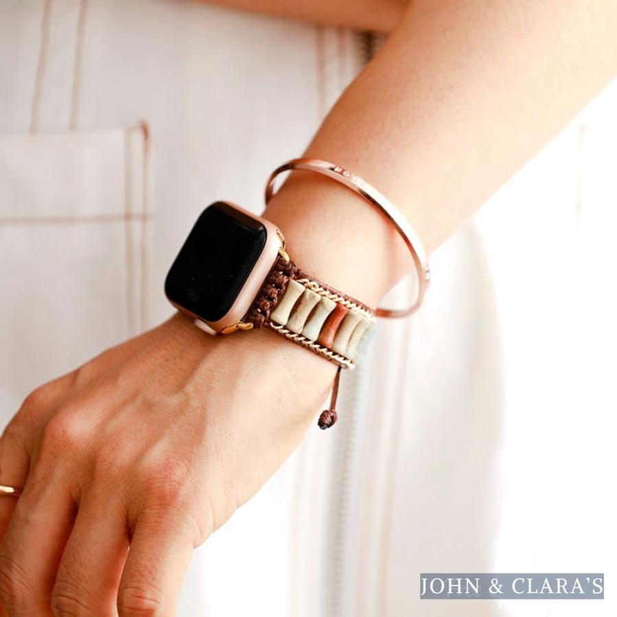 Natural King Jasper Stone Apple Watch Band