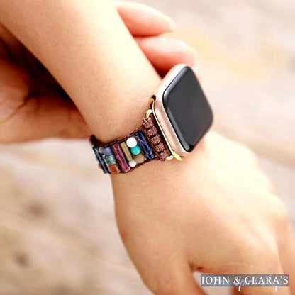 Natural Mix Gemstone Apple Watch Strap