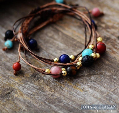 Single Gemstone Bead Friendship Bracelets