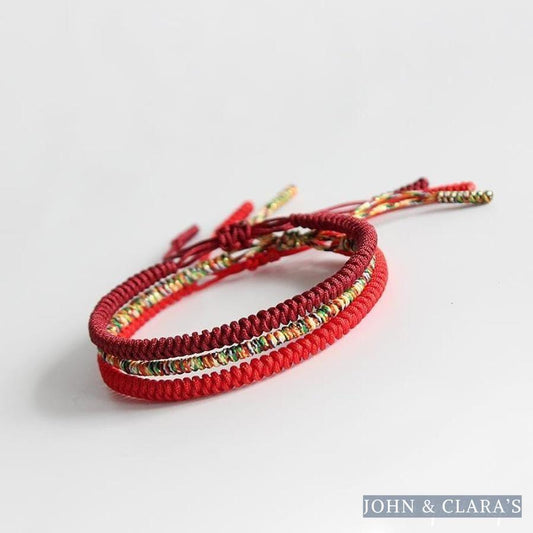 Tibetan Buddhist Handmade Lucky Knots Bracelet