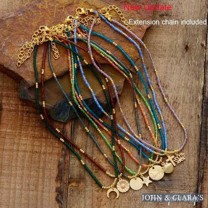 Vibrant Seed Bead Choker